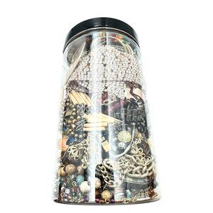 Mystery Jewelry Jar #1864 Wearable Quality Pieces 2lbs Necklace Bracelet Earring